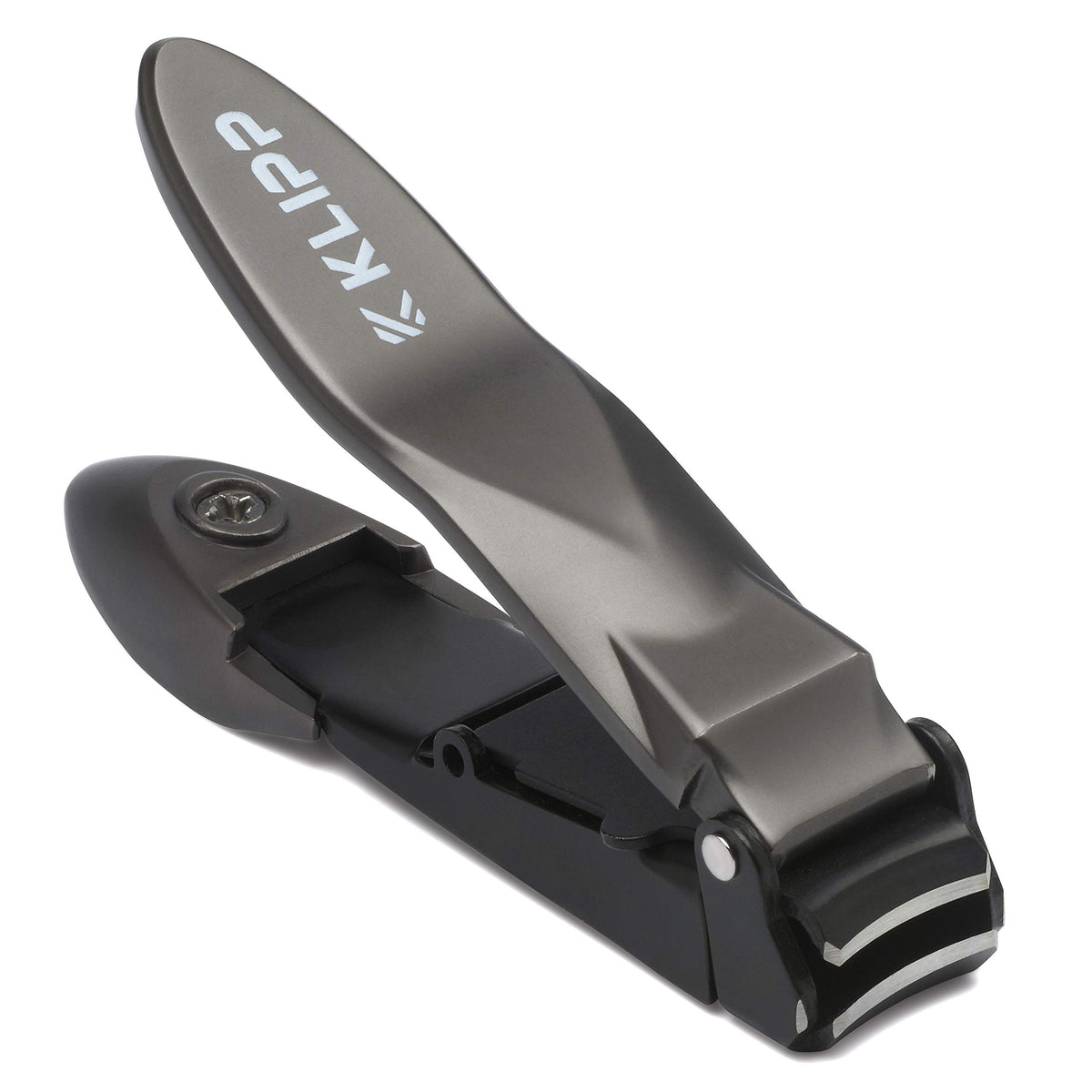 KLIPP Nail Clippers for Men front view with catch tray