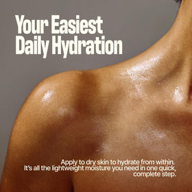 Knock Melt-In Body Toner application on skin showing smooth finish
