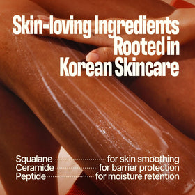 Knock Melt-In Body Toner with Caramelt scent packaging