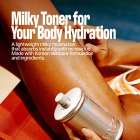 Knock Melt-In Body Toner with Pistachio scent packaging