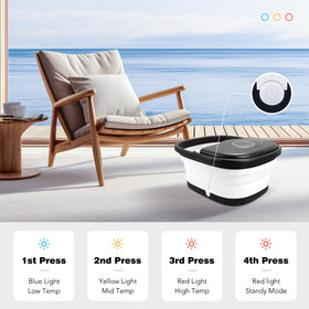 KNQZE Foot Spa Bath in a cozy home setting
