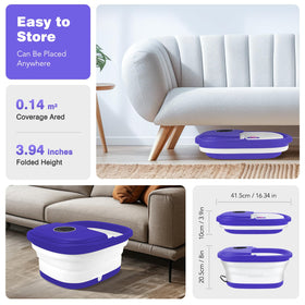 KNQZE Foot Spa Bath showing temperature settings