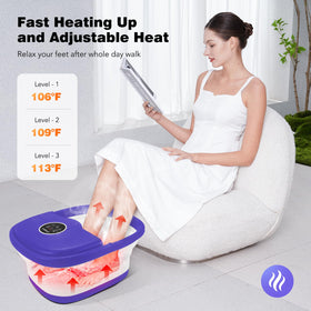 KNQZE Foot Spa Bath with wireless remote control