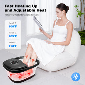 KNQZE Foot Spa Bath with wireless remote control