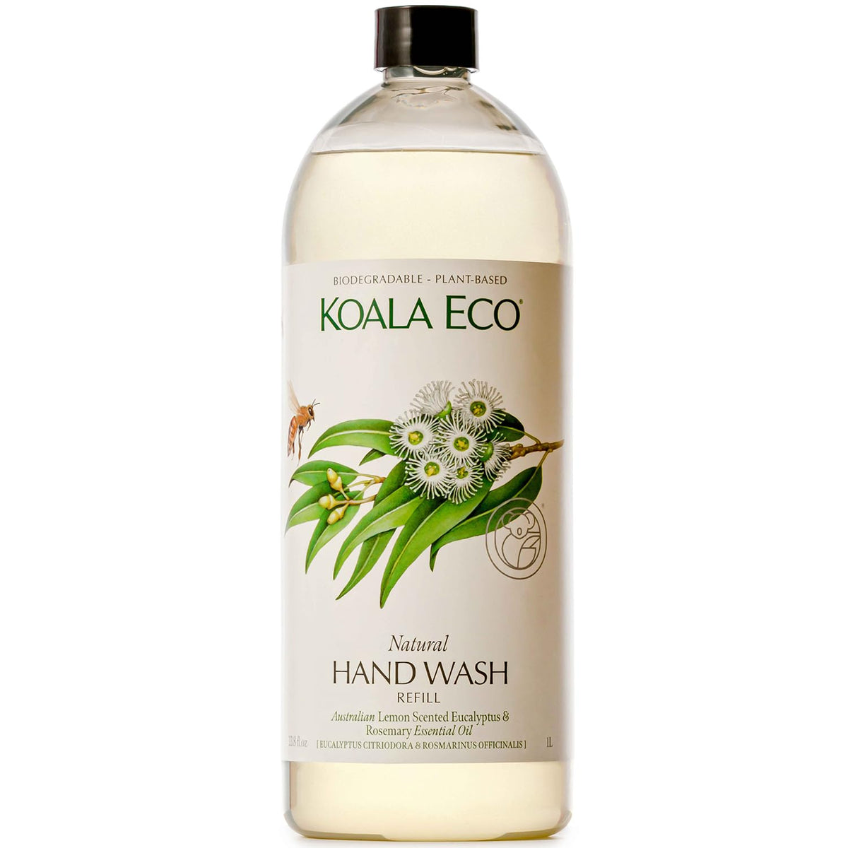 Koala Eco Hand Wash Refill 34oz bottle with Australian Lemon Eucalyptus & Rosemary