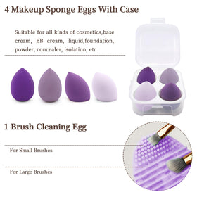 Koccido silicone lip brushes in purple