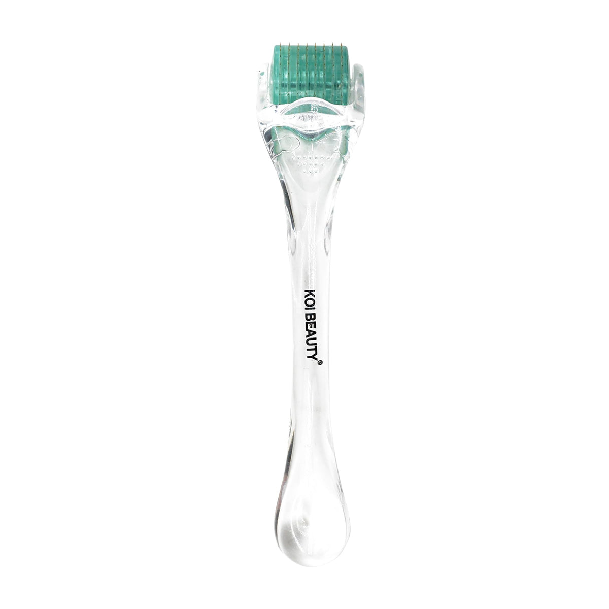 Koi Beauty Derma Roller front view with titanium microneedles