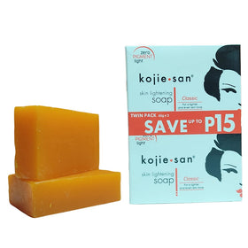 Kojie San Kojic Acid Soap Bar showing all four bars