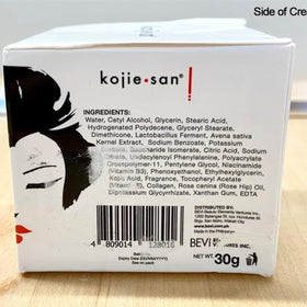 Kojie San Skin and Body Soap Set displayed on a bathroom counter