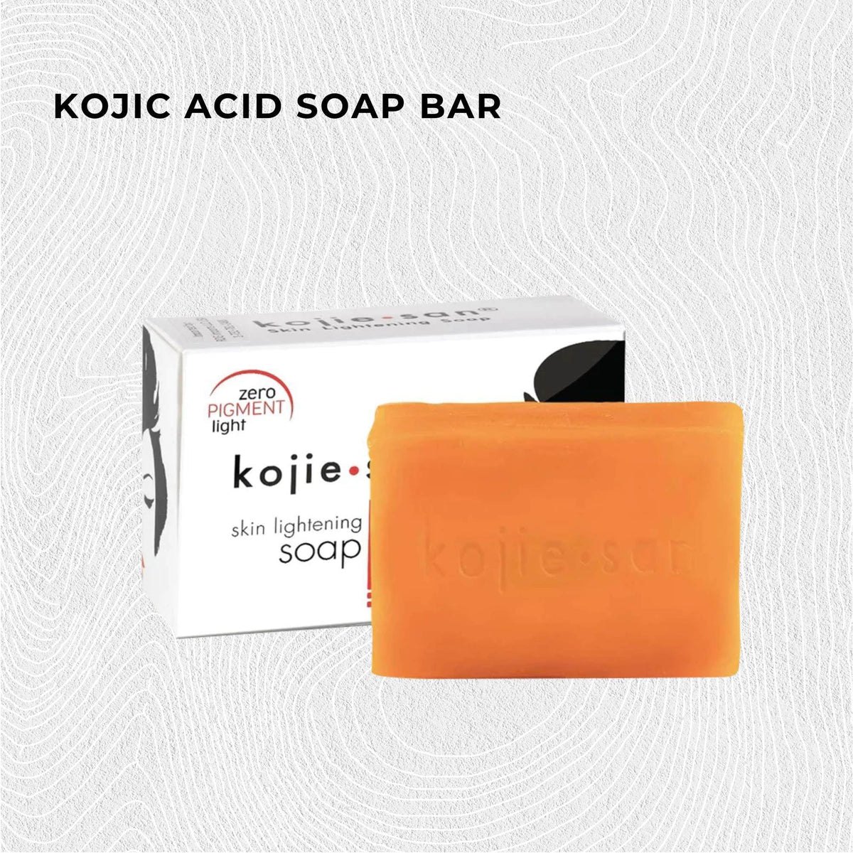 Kojie San Skin Lightening Soap 135g bar lathering on skin