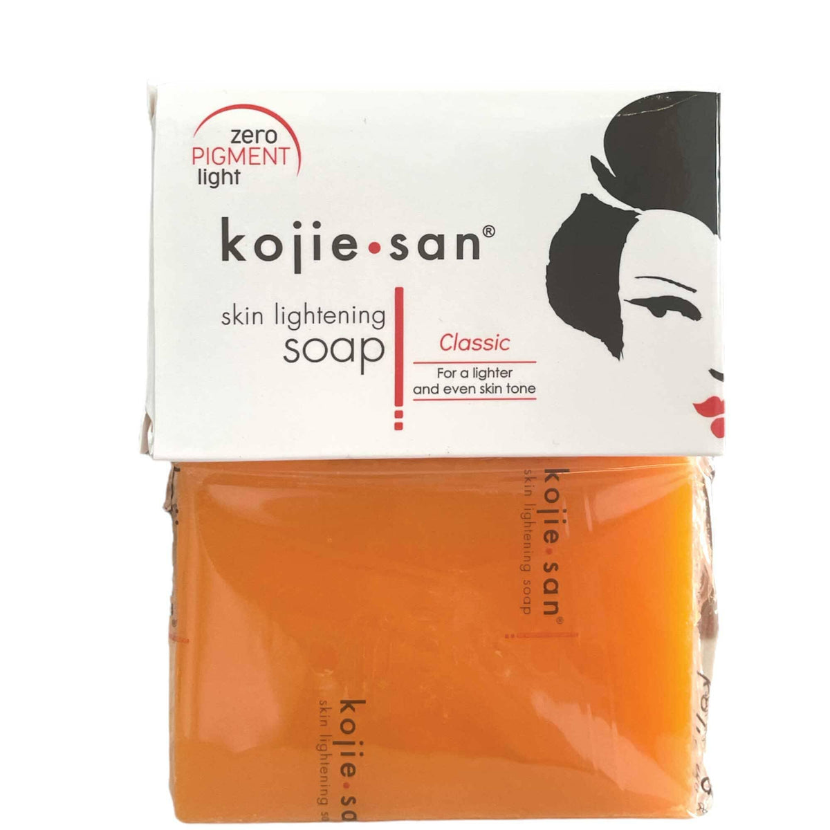 Kojie San Skin Lightening Soap 135g bar side view