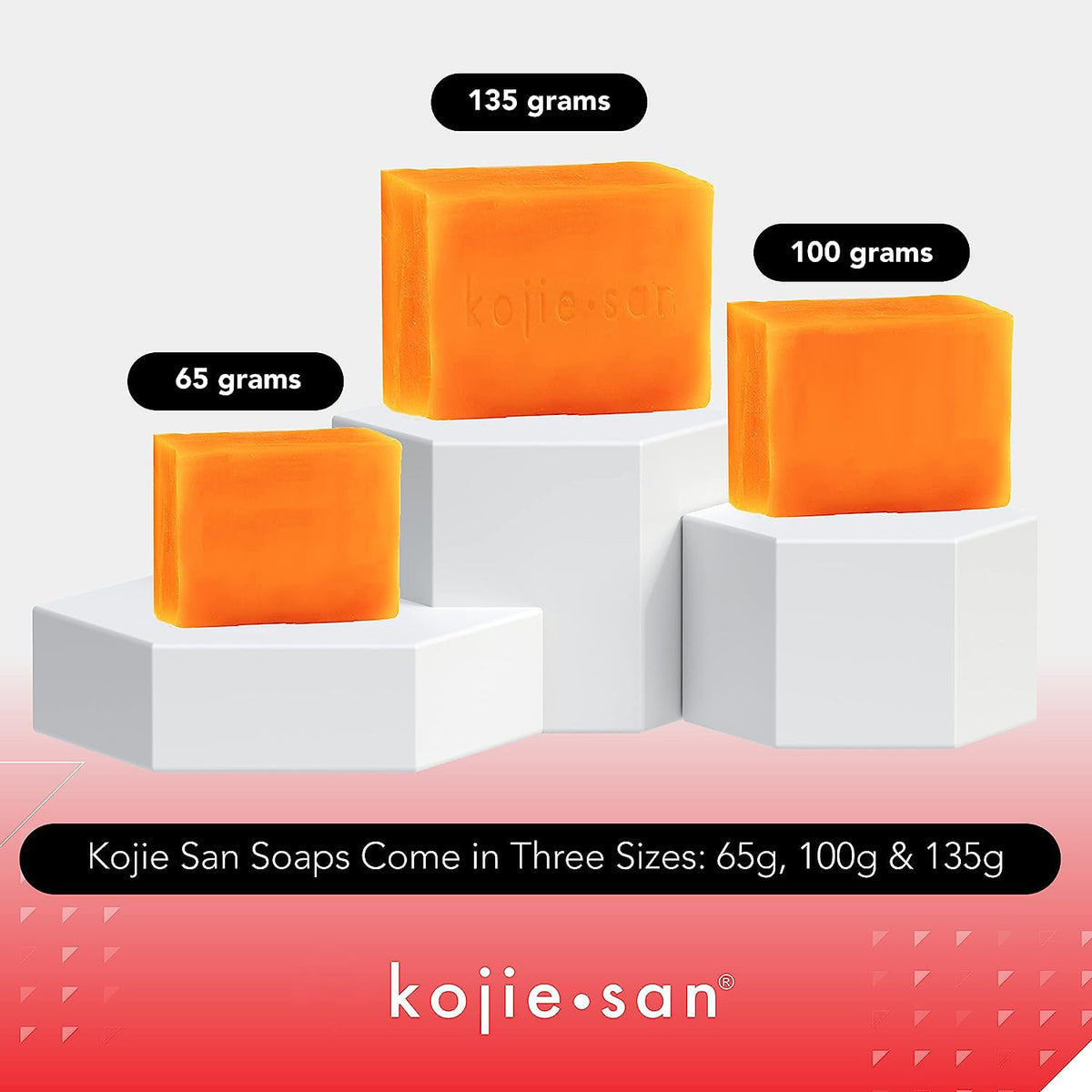 Kojie San soap displayed with natural elements