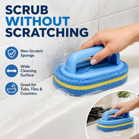 Koksi scrub brushes with stiff and soft bristles