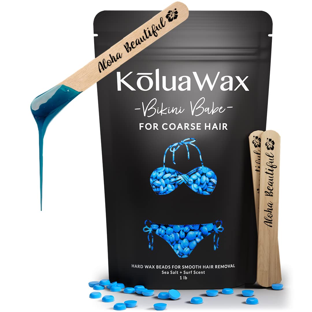 KoluaWax Hard Wax Beads 1lb package front view