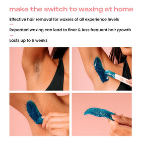 KoluaWax Waxing Kit applicator sticks and wax beads