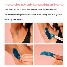 KoluaWax Waxing Kit applicator sticks and wax beads