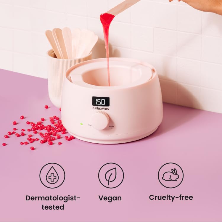 KoluaWax Waxing Kit for Brazilian and bikini hair removal