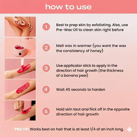 KoluaWax Waxing Kit with various wax bead bags