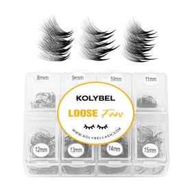 Kolybel Premade Lash Fans 600 Fans box front view