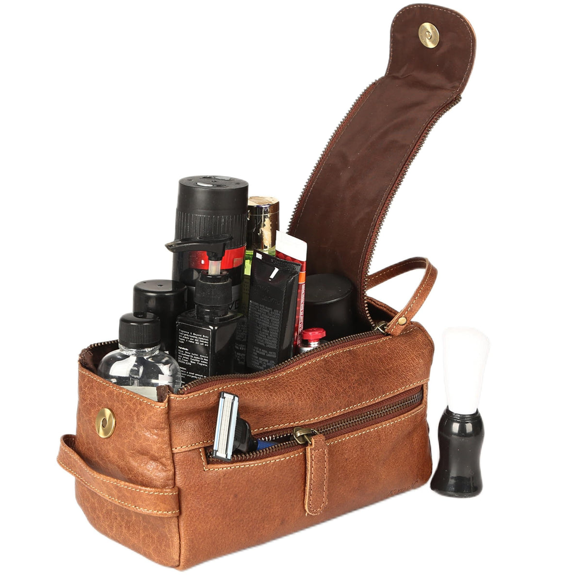 KomalC Toiletry Bag in travel setting