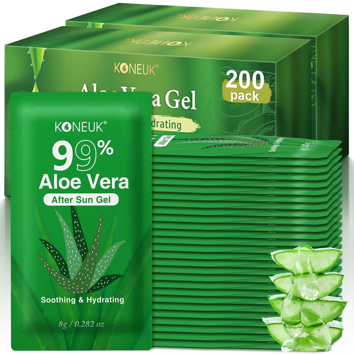 KONEUK Aloe Vera Gel 200 pack front view