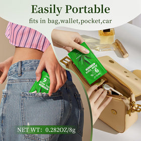 KONEUK Aloe Vera Gel 50 Pack portable size comparison