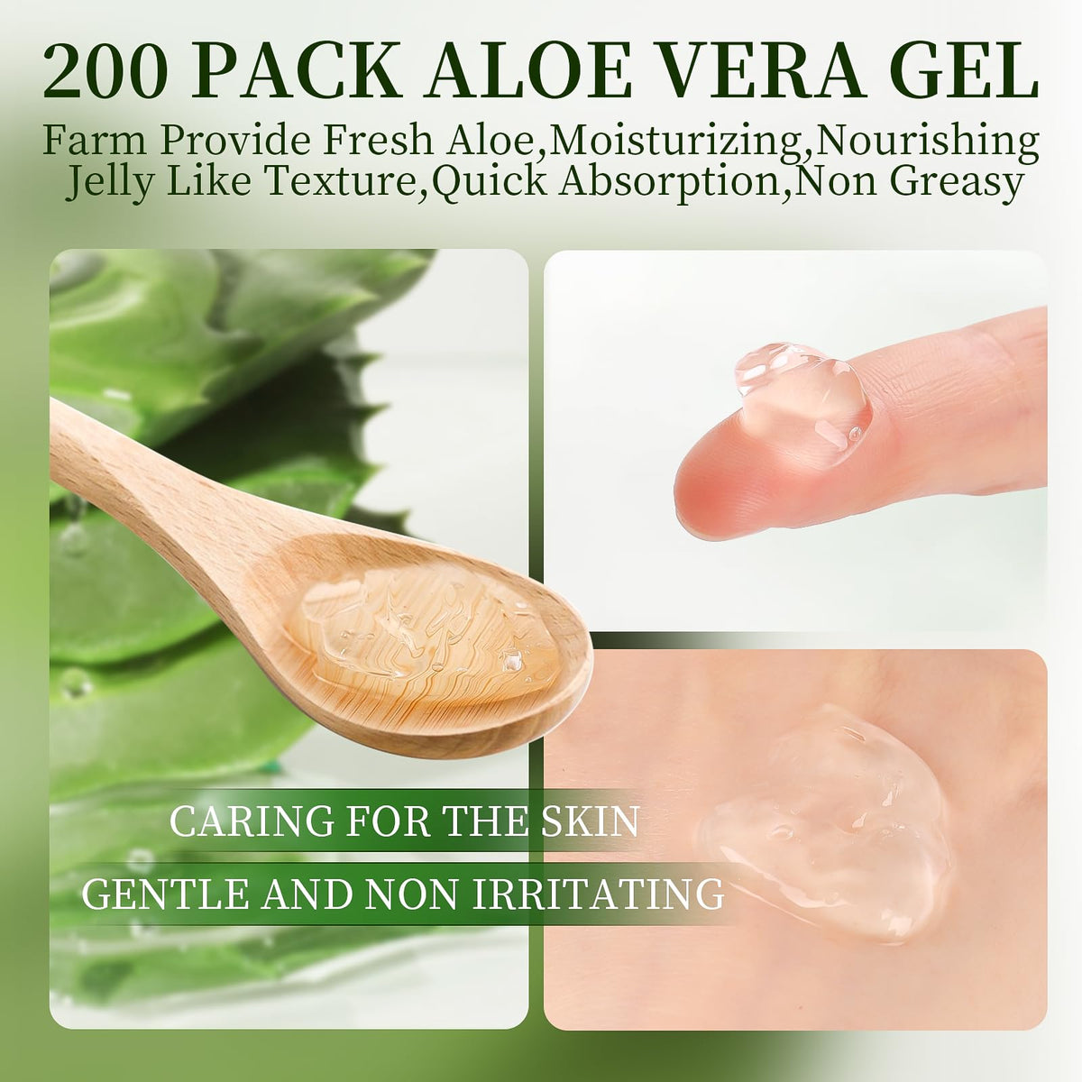 KONEUK Aloe Vera Gel application on skin