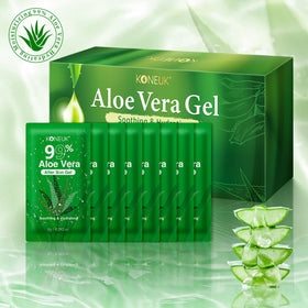 KONEUK Aloe Vera Gel in a hand showing convenience