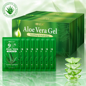 KONEUK Aloe Vera Gel packs stacked together