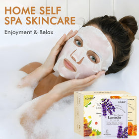 KONEUK face mask application on a woman's face