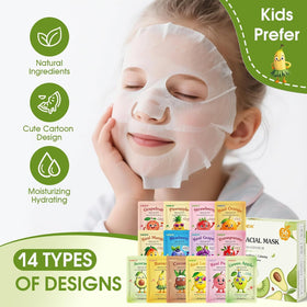 KONEUK face masks displayed in a colorful packaging