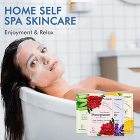 KONEUK facial mask showing instructions for use