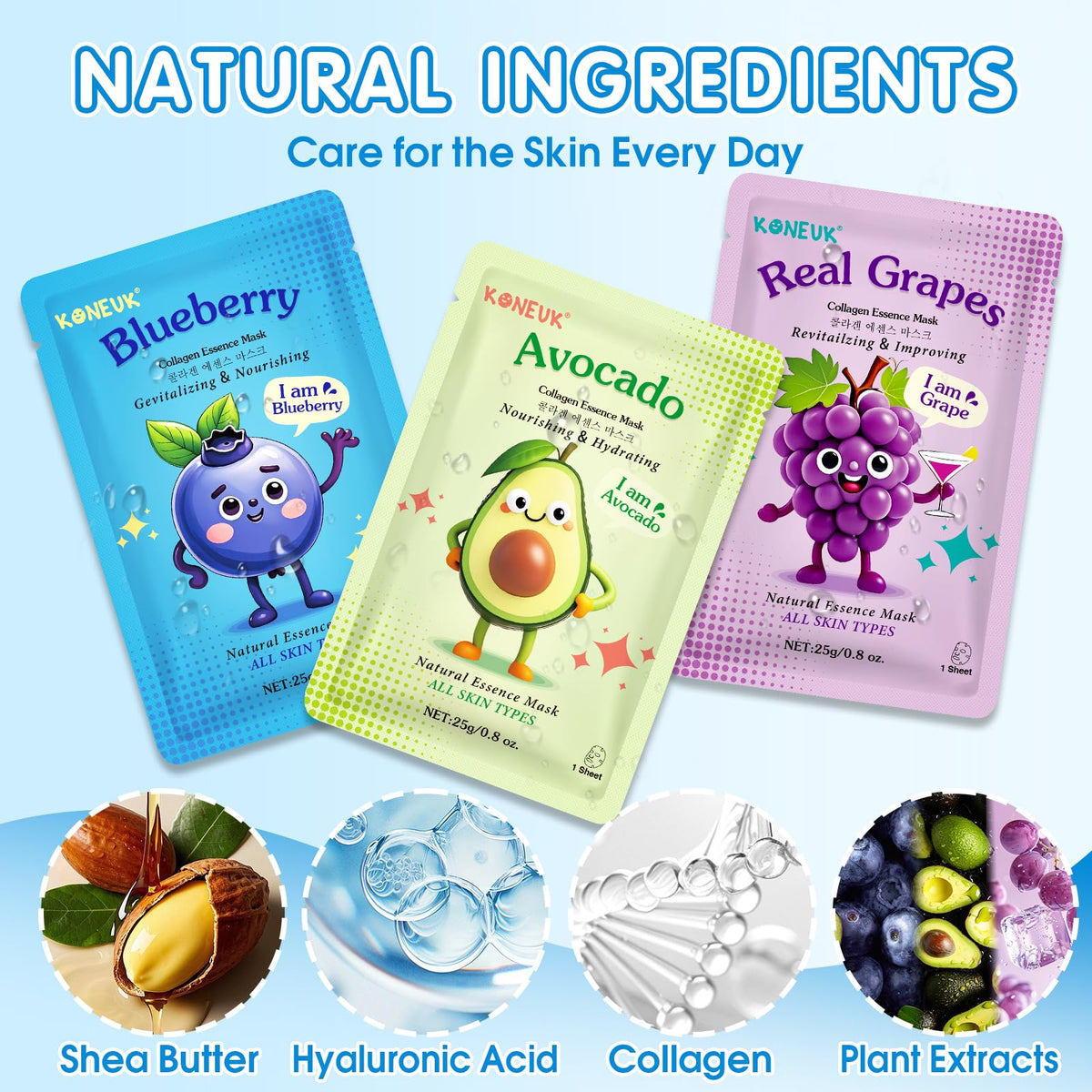 KONEUK Fruit Face Mask with mango design