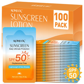 KONEUK Mini Sunscreen Pack front view with SPF 50 label