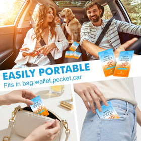 KONEUK sunscreen in a travel bag for outdoor activities