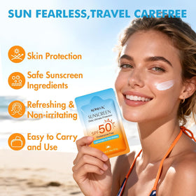 KONEUK sunscreen pack showing lightweight texture