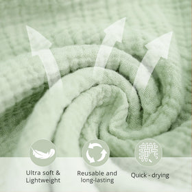 Konssy face cloths in a travel bag