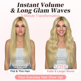 KooKaStyle 24-inch Wavy Clip in Hair Extensions packaging