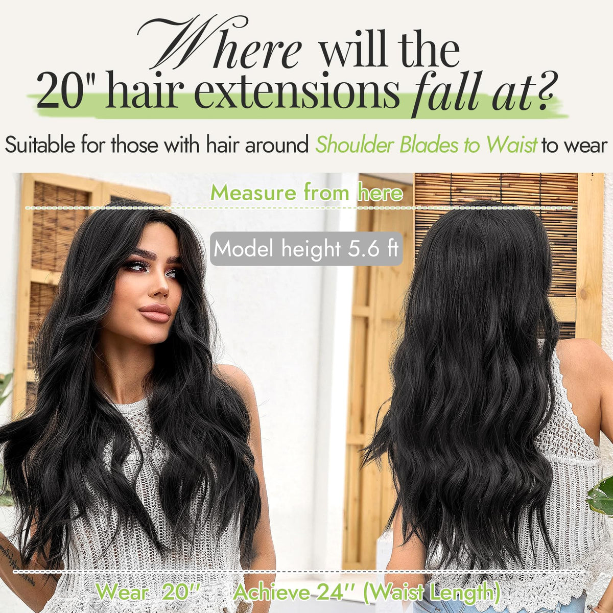KooKaStyle Blonde Shades Hair Extensions on model