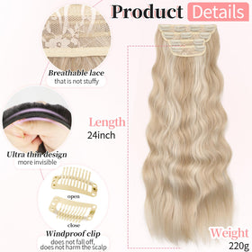 KooKaStyle Clip in Hair Extensions packaging