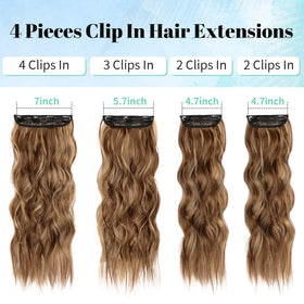 KooKaStyle Clip in Hair Extensions packaging