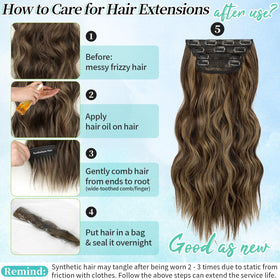 KooKaStyle Hair Extensions 16" Balayage on a mannequin