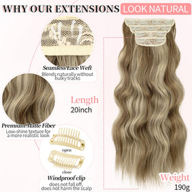 KooKaStyle hair extensions 20-inch length comparison