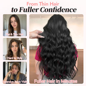 KooKaStyle hair extensions 5-inch weft with two clips