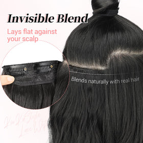 KooKaStyle hair extensions 6-inch weft with three clips