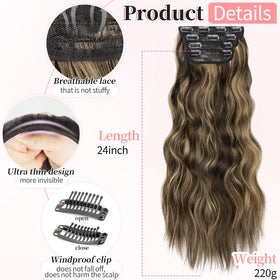 KooKaStyle hair extensions displayed in packaging