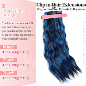KooKaStyle Hair Extensions displayed on a mannequin