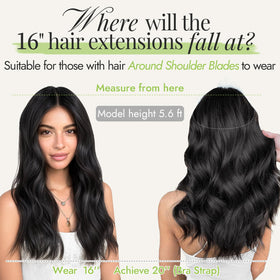 KooKaStyle hair extensions displayed on a mannequin