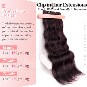 KooKaStyle hair extensions displayed with packaging