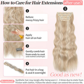 KooKaStyle Hair Extensions in a detangling spray setup